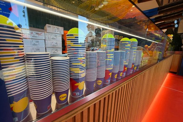Stand Lidl Freschezza da Campioni - foto allestimento 14 Stand promozionale Lidl Freschezza da Campioni allestimento Samisa Srl